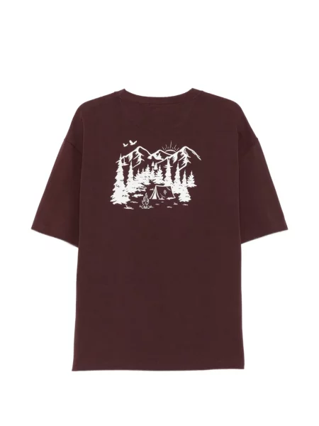 Tricou Eleventy cu imagine roșu