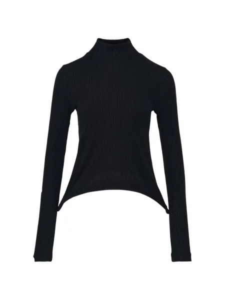 Pulover Melitta Baumeister asimetric negru