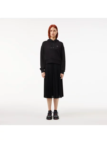 Lacoste Spódnica Plisowana Z Elastyczną Talią Lacoste czarna