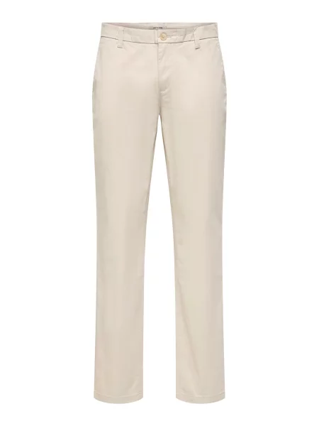 Only & Sons Pantaloni eleganți ONSWEFT piatră gri