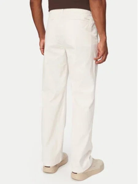 Calvin Klein Jeans Chinos kelnes Straight Fit balta
