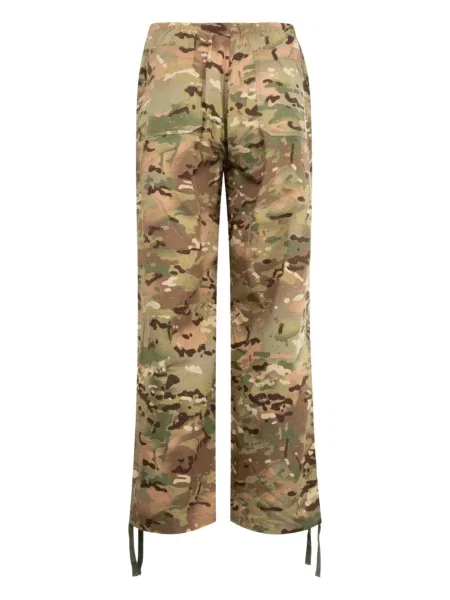 Maskáčové kalhoty Pleasures zelené