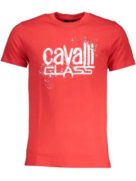 Tricou Cavalli Class scurt alb