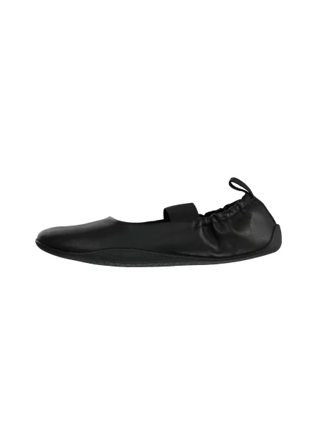 Calvin Klein De piele balerini Ballet Mary Jane negru