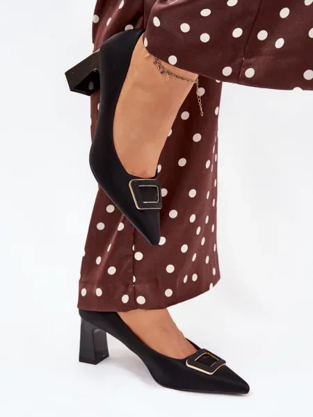 Pantofi cu toc Boto negru