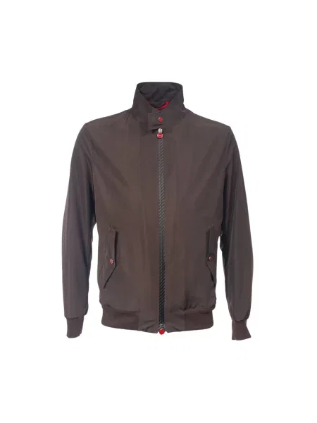 Kurtka bomber Kiton brązowy