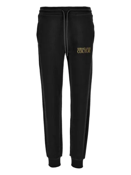 Pantaloni Versace Jeans Couture cu imagine negru