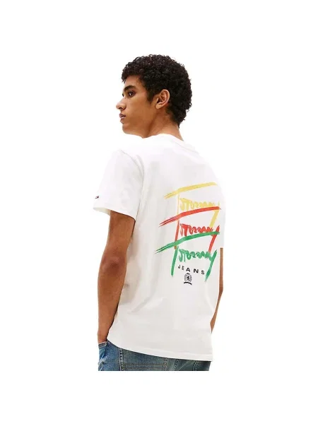 Tricou Tommy Jeans bej