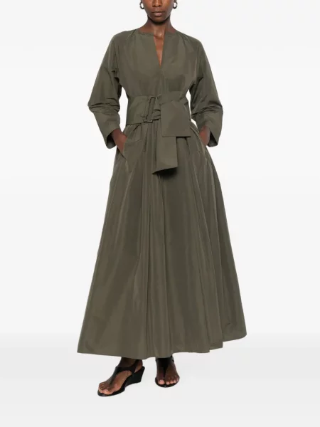 Cu centură rochie maxi Co.go verde
