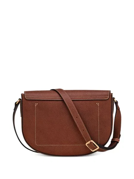 Geanta de piele Longchamp din piele maro