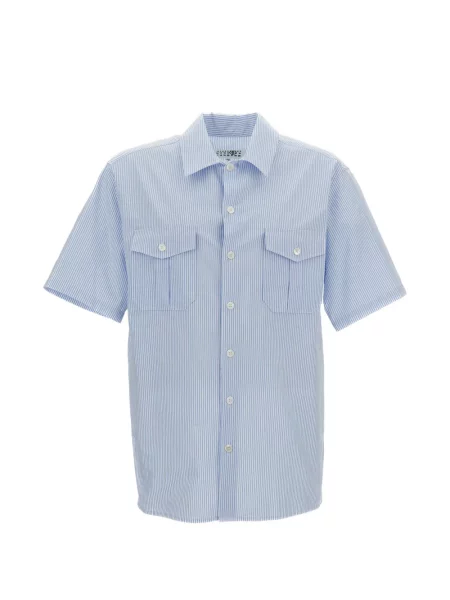 Prugasti prugasta košulja Mm6 Maison Margiela plava