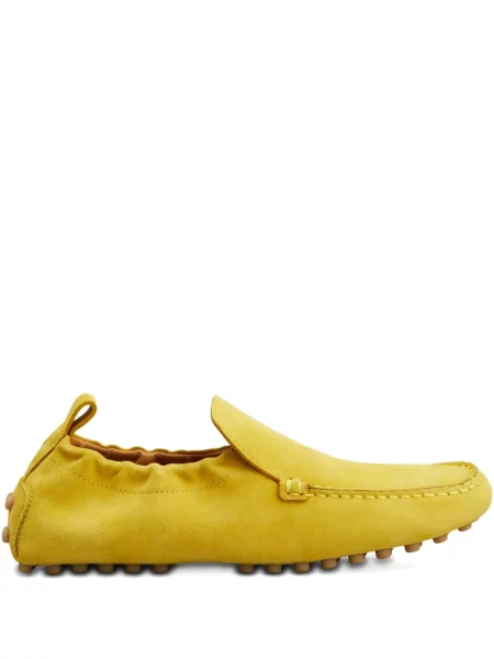 Pantofi loafer Tod's cu volane galben