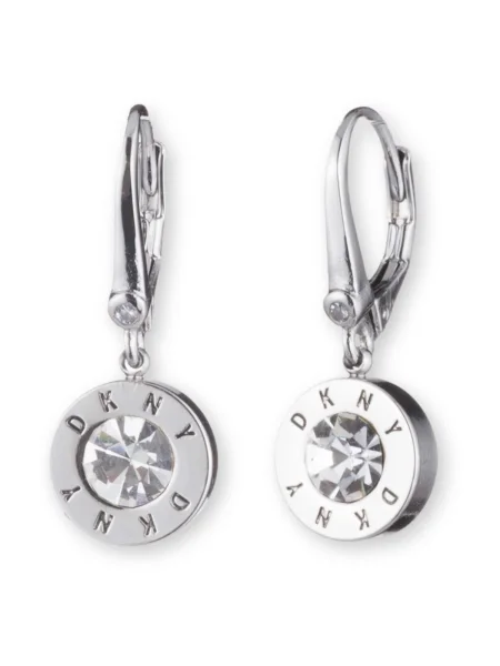 DKNY Cercei / transparent argintiu