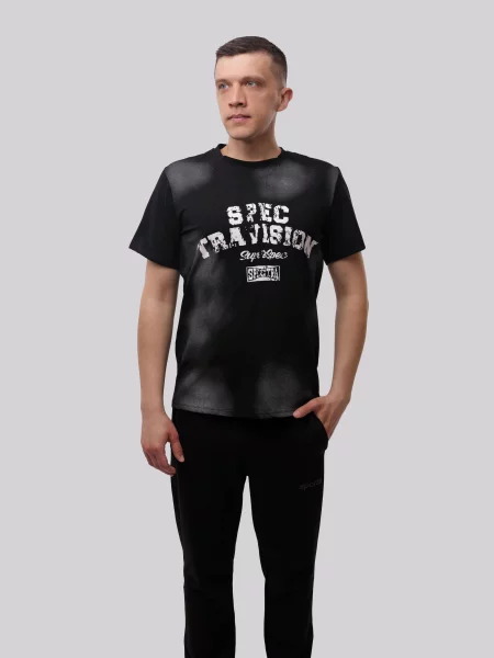 Футболка LUMO віскоза/поліестер чорний