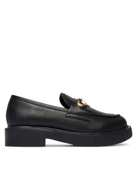 Pantofi loafer Love Moschino negru