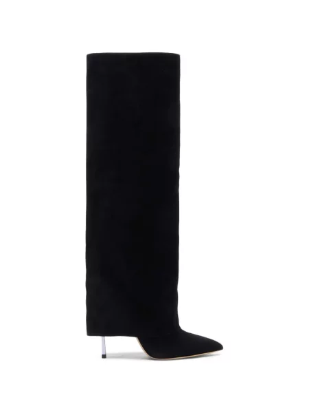 Botine Casadei din piele de căprioară negru