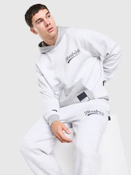 Hoodrich Bluza Z Kapturem Stade szara