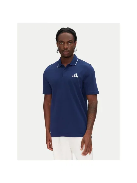 ADIDAS SPORTSWEAR Sportiniai marškinėliai Essentials tamsiai / balta mėlyna
