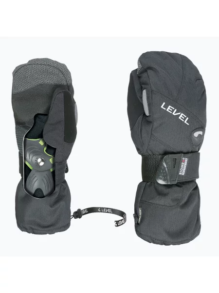 Mănuși de schi pentru bărbați Level Half Pipe Mitt Gore-Tex black negru