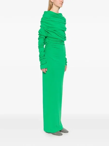 Rochie maxi Entire Studios de costum verde