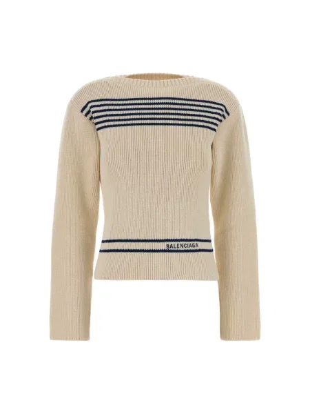 Sweter Balenciaga beżowy