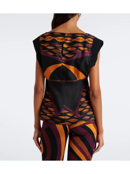 Top Pucci de mătase