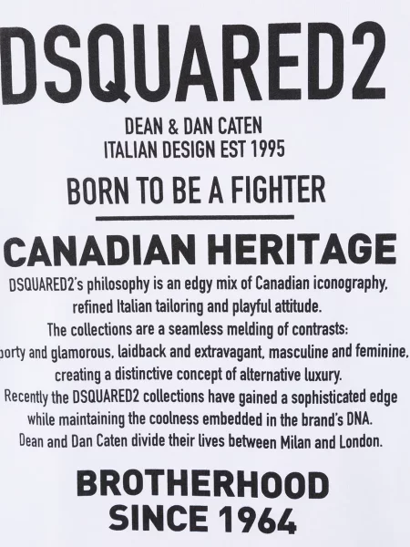 Dětské tričko Dsquared2 bílé