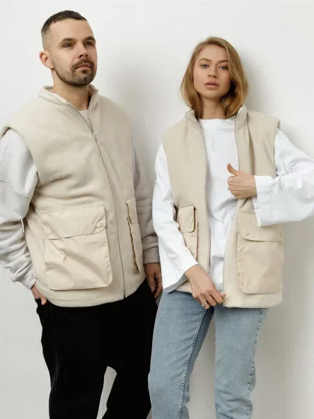 HARVEST Ted Жилет з утеплювачем Унісекс бежевий