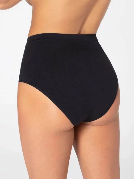 Бесшовные женские трусы с высокой посадкой FIGI_GATTA_BIKINI_MAXI чорні