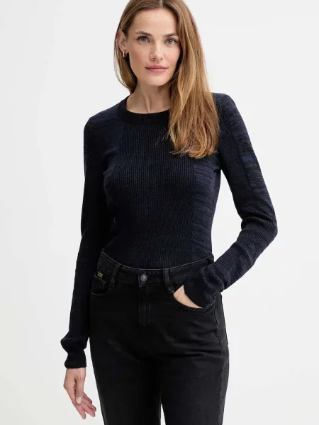 G-Star sweter 0 lekki granatowy