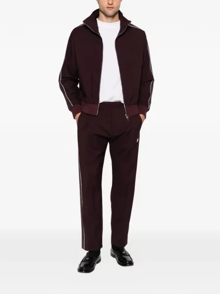 Pantaloni Low Brand cu dungi alergare violet