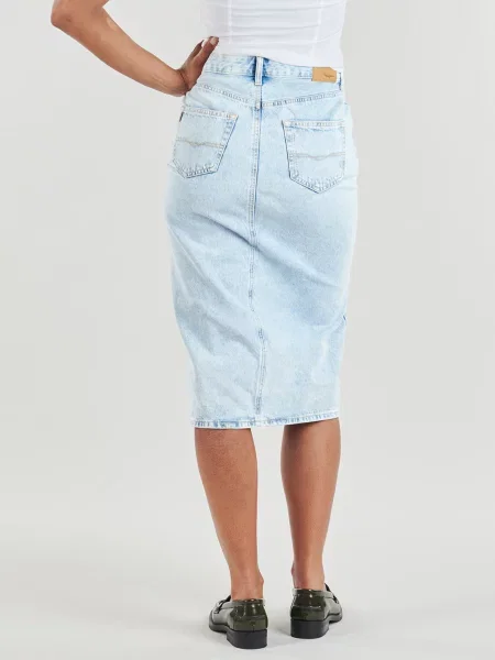 Džínsová sukňa Pepe Jeans modrá