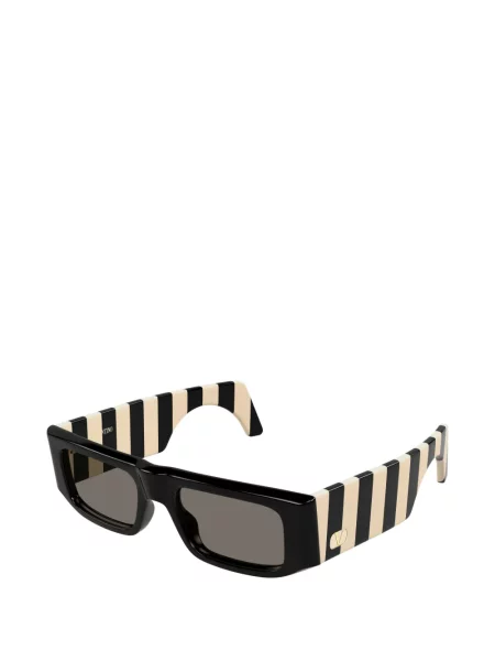 Ochelari de soare Valentino Garavani Eyewear cu dungi cu imagine negru