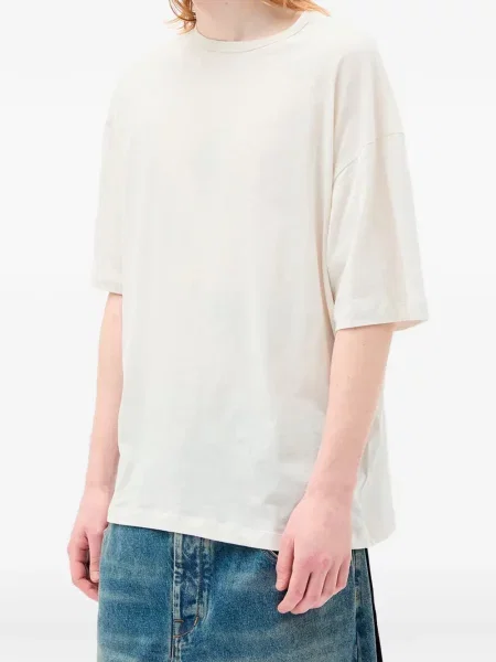 Tricou Ann Demeulemeester cu imagine alb