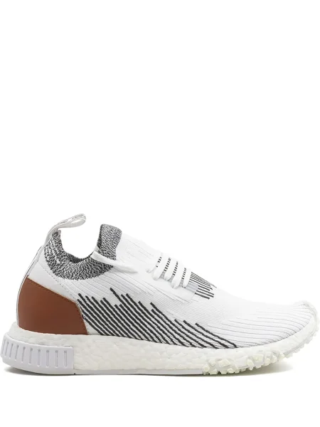 Sneakerși Adidas Primeknit alb