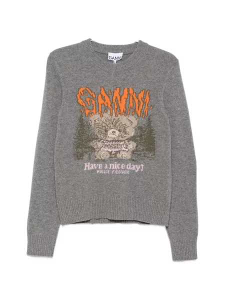Pulover Ganni gri