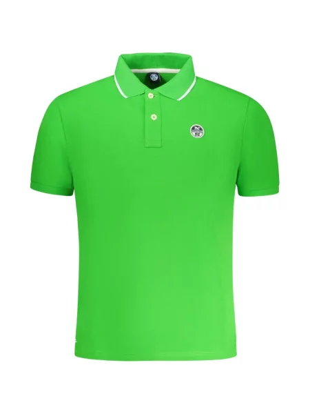 Tricou polo North Sails cu autograf verde