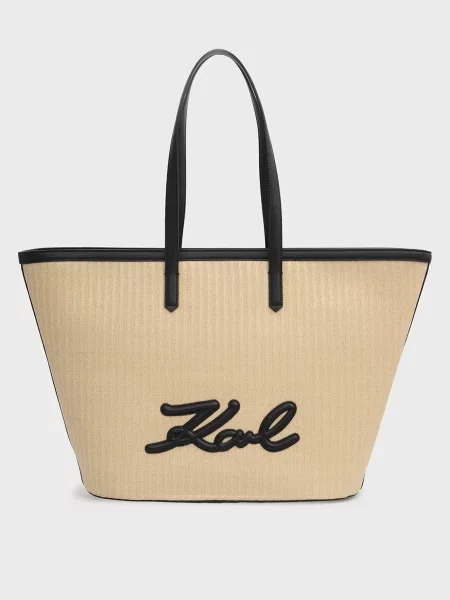 Сумка шопер Karl Lagerfeld K/Signature бежева