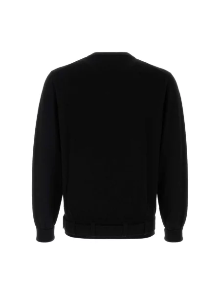 Sweter Random Identities z kaszmiru czarny
