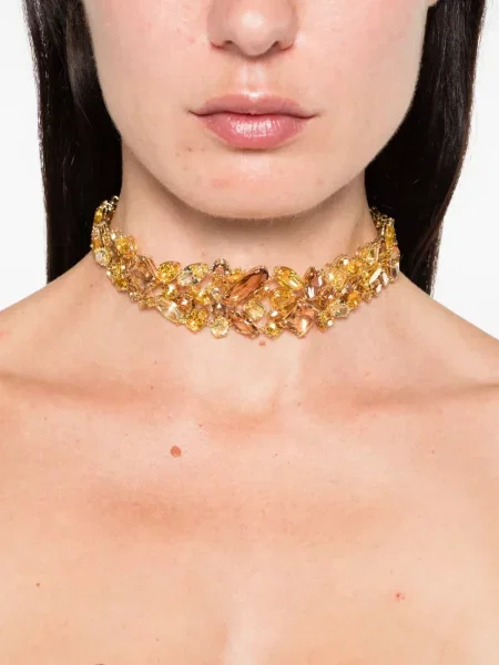 Colier Swarovski auriu