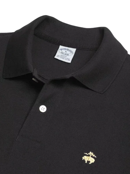 Polo Brooks Brothers cu broderie negru