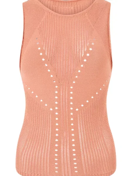 Top Alberta Ferretti tricotate roz