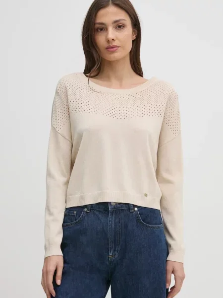 Gaudi sweter lekki beżowy