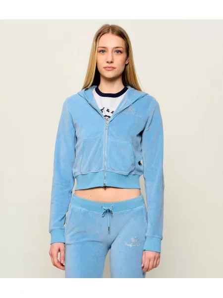 Sporty&Rich Hanorac Sporty $ Rich x Juicy Couture Emmyla | Cropped Fit albastru
