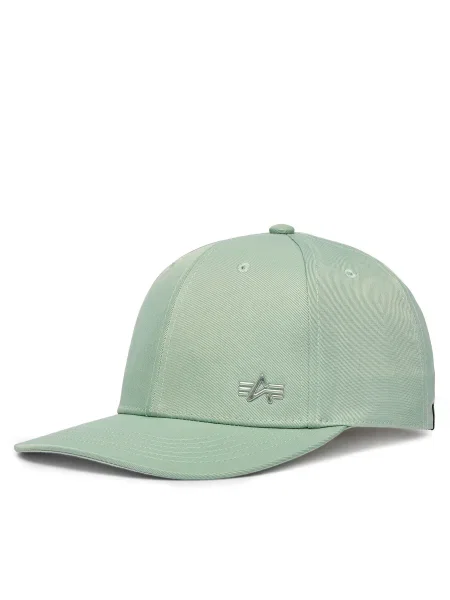 Șapcă Alpha Industries Metal Label verde