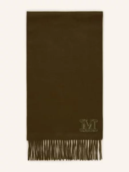 Max Mara Kašmírový Šátek Dalia khaki