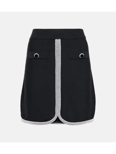 Spódnica Rebecca Vallance z kryształkami czarna