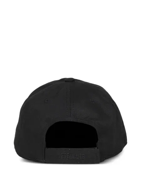 Șapcă Vetements cu broderie negru
