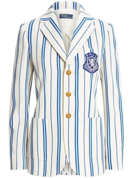 Μάλλινος μπλέιζερ Polo Ralph Lauren μπλε