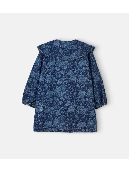 Gyerek denim ruha Tinycottons kék